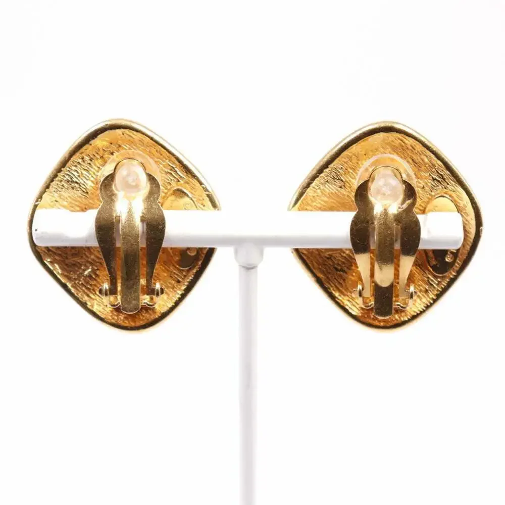 CHANEL Vintage Gold Earrings